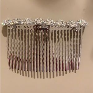 Hair comb silver